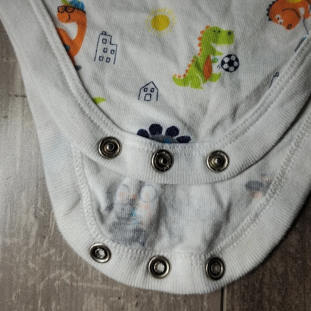 Carter's, Garanimals & Okie Dokie Baby Boy Bodysuit Onesie Bundle Size 12m 3pc